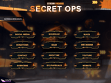 Secret Ops Panels and icons for Twitch and Kick