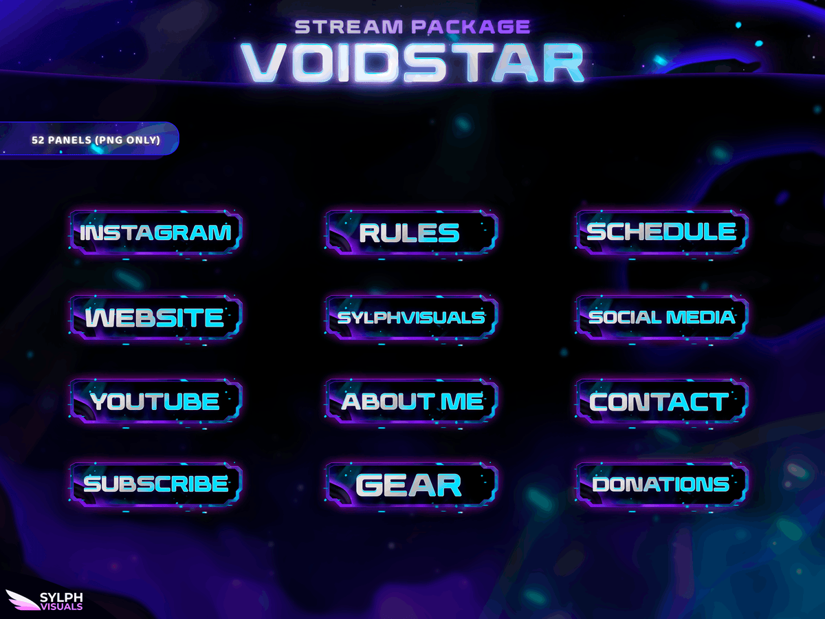 Voidstar Vertical Overlays / TitkTok Friendly