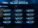 Blue Space Vertical Overlays / TitkTok Friendly