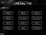 Chrome Y2K Panels and icons for Twitch and Kick