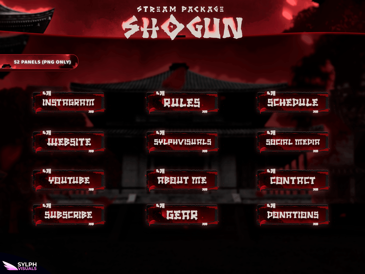 Shogun Vertical Overlays / TitkTok Friendly