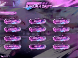 Sakura Drift Panels and icons for Twitch and Kick