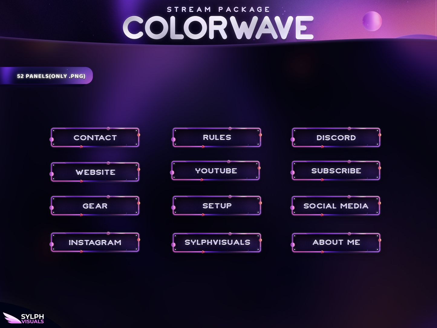 Colorwave Stream Overlay Package