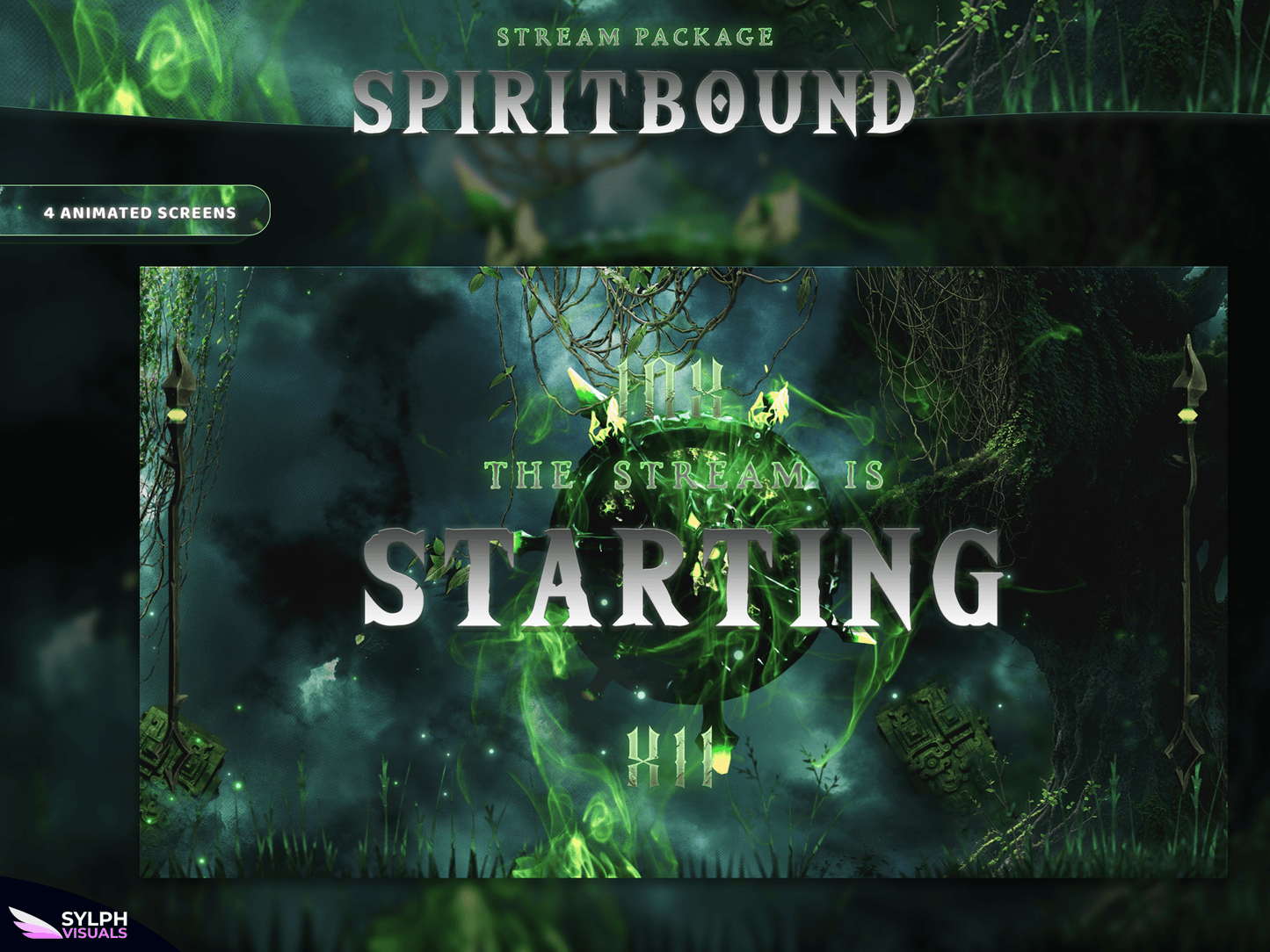 Spiritbound Animated Twitch Screens