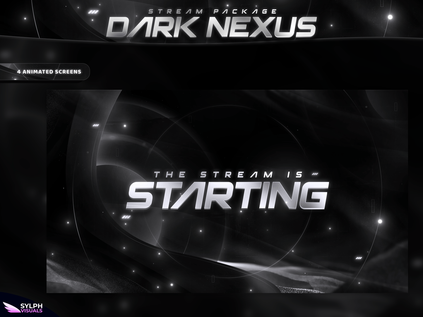 Dark Nexus Stream Overlay Package
