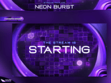 Neon Burst Stream Overlay Package