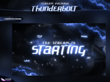 Thunderbolt Animated Twitch Screens