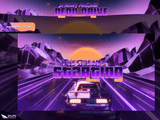 Neon Drive Animated Twitch Screens