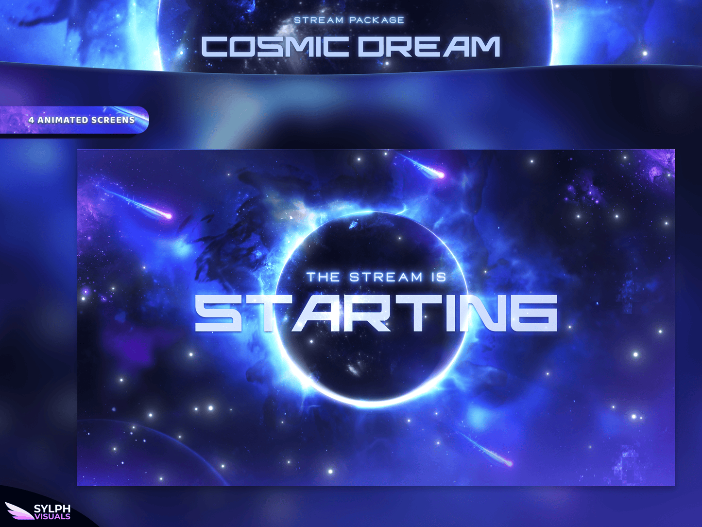 Cosmic Dream Stream Overlay Package