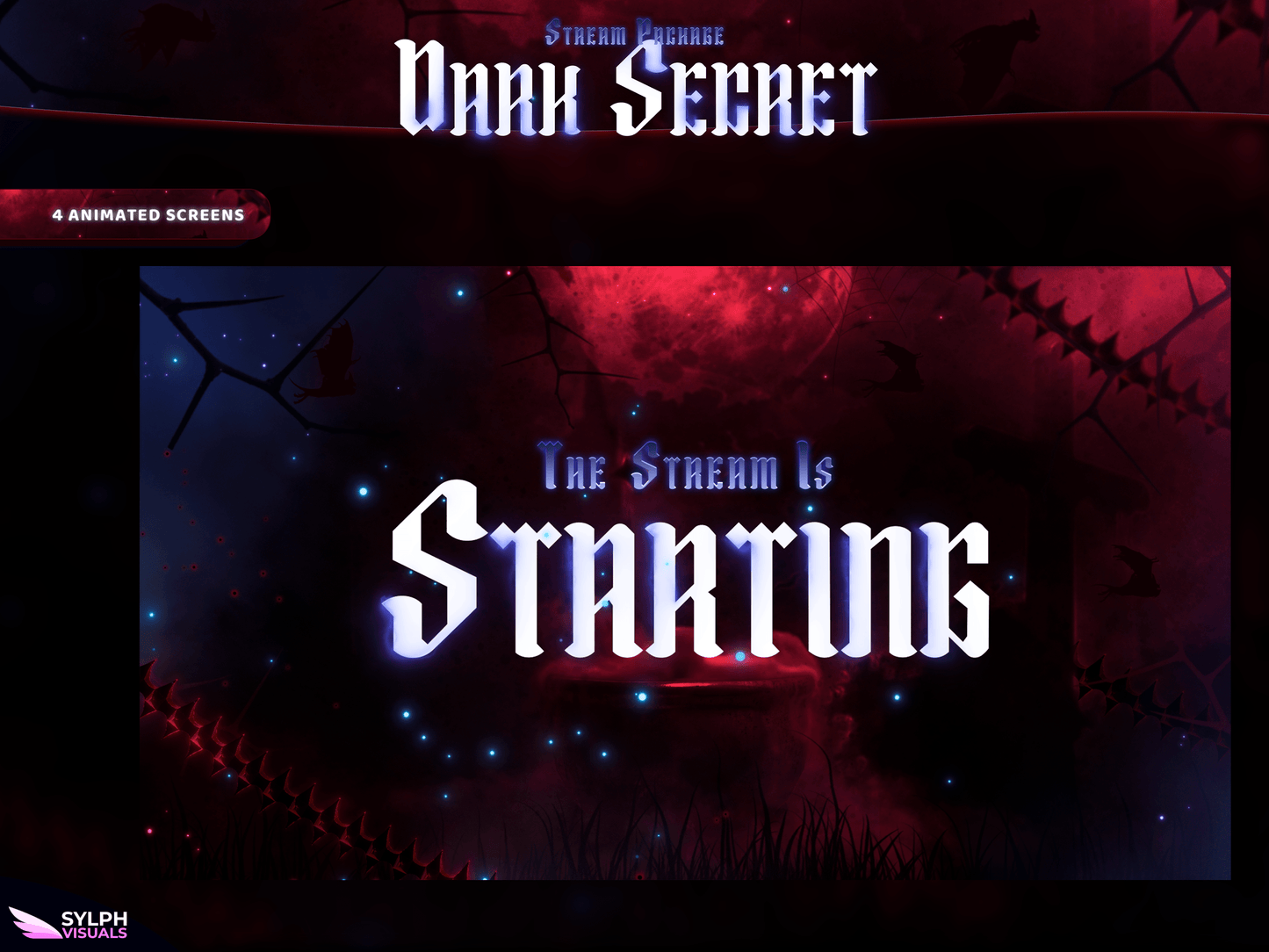 Dark Secret Twitch Screens
