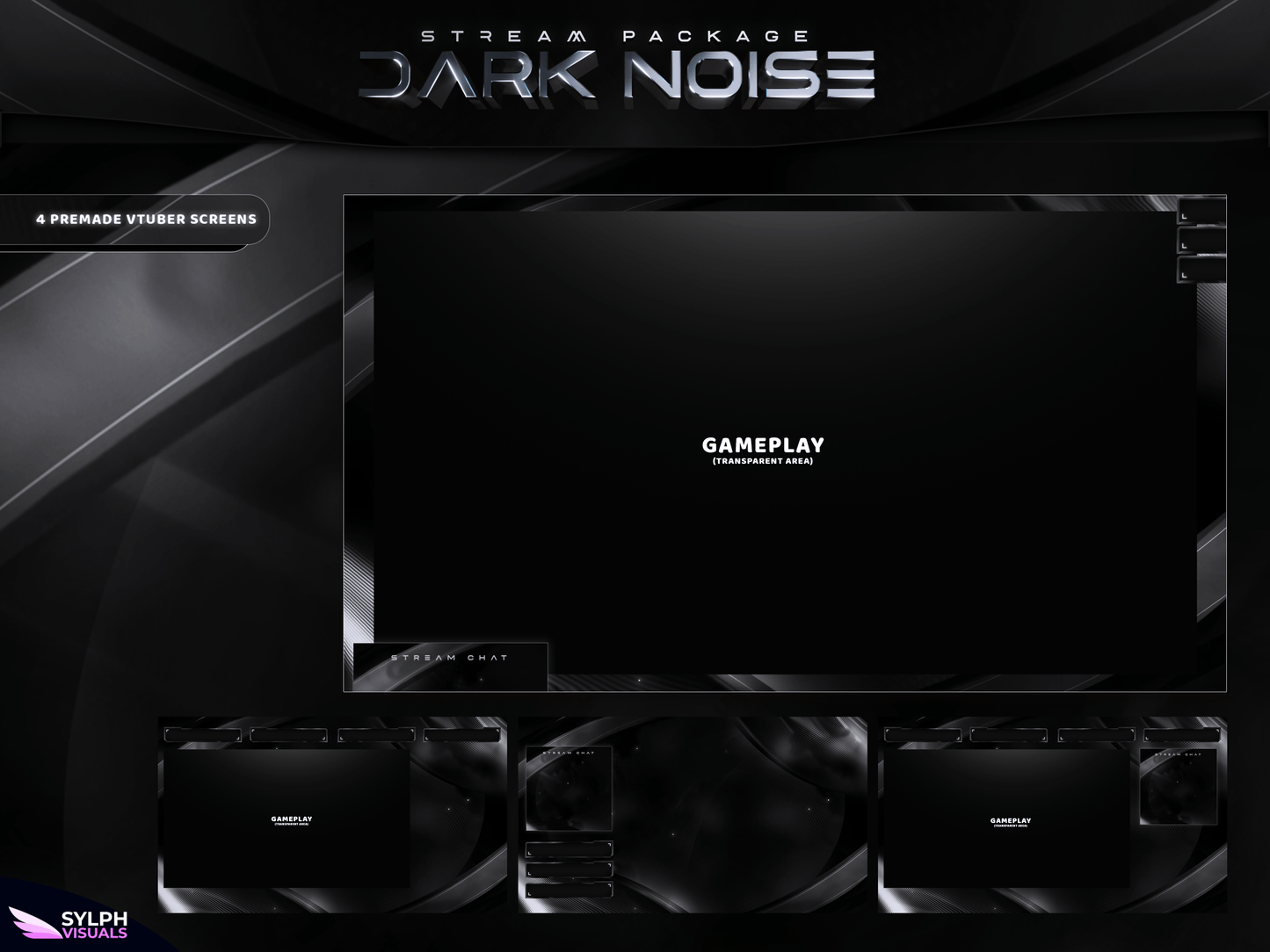 Dark Noise Stream Overlay Package