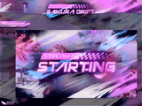 Sakura Drift Animated Twitch Screens