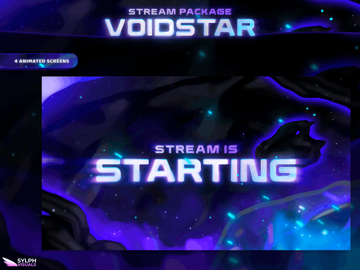 Voidstar Animated Twitch Screens
