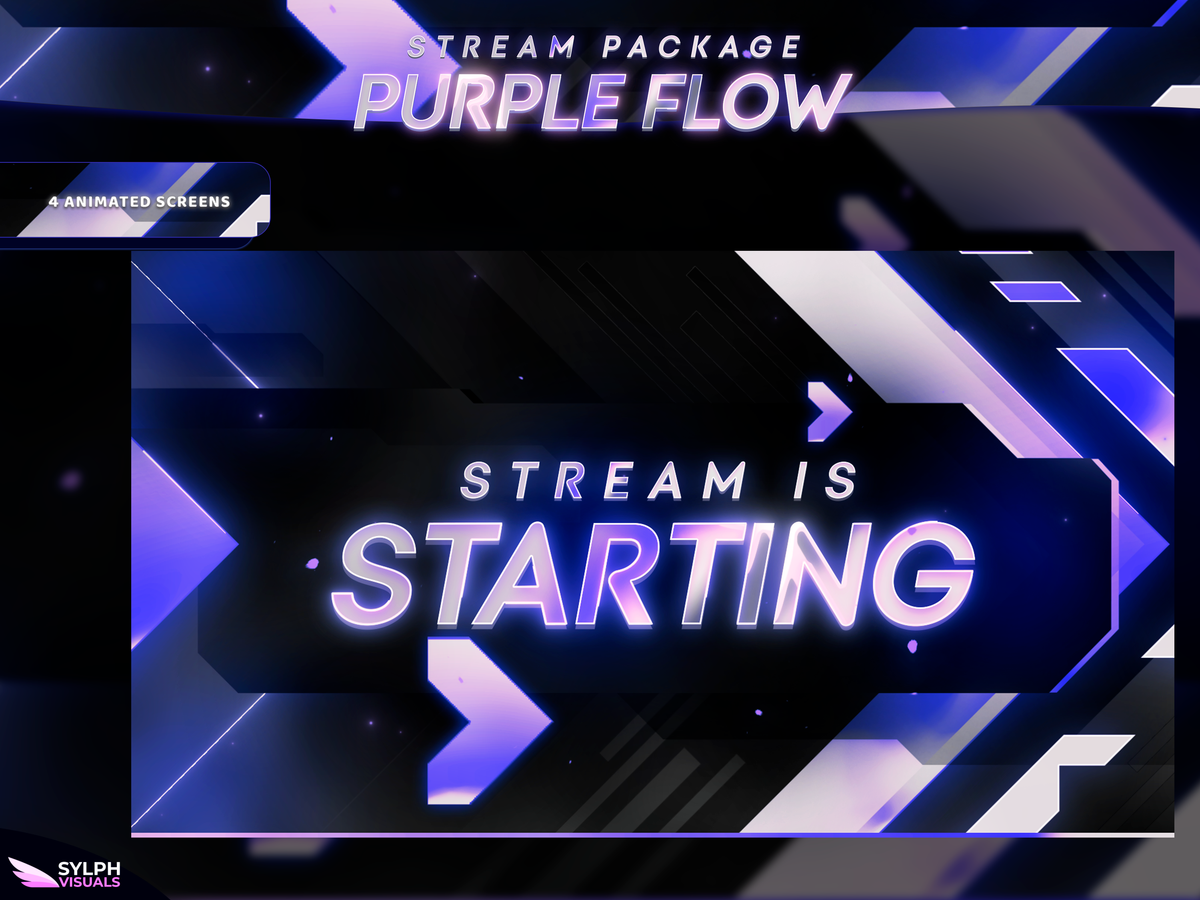 Flow Stream Body Purple Flow Stream Overlay Package - SylphVisuals