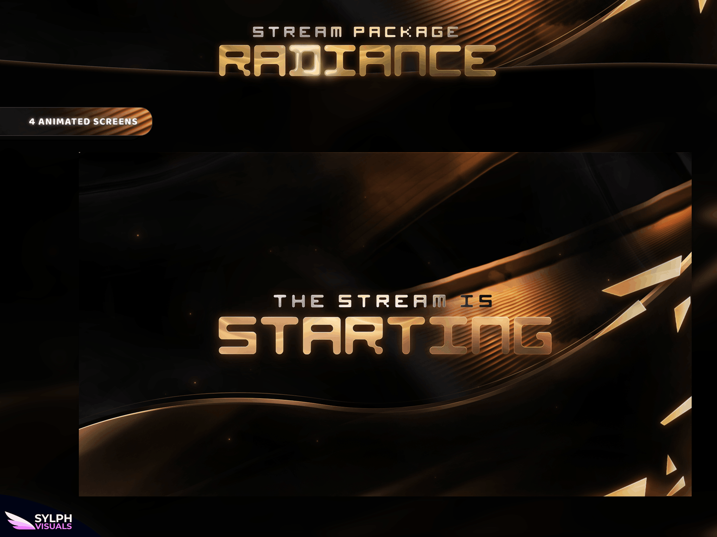 Radiance Animated Twitch Screens