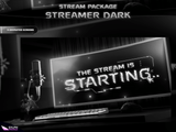 Streamer Dark Animated Twitch Screens