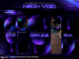 Neon Void Vertical Overlays / TitkTok Friendly