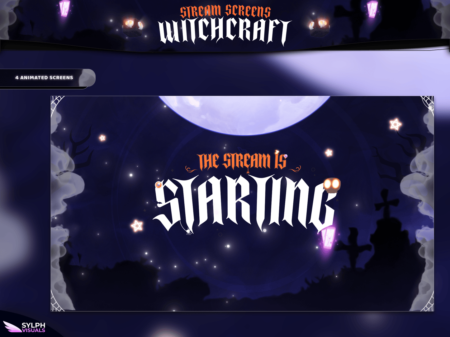 WitchCraft Stream Overlay Package