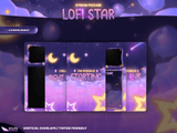 Lofi Star Vertical Overlays / TitkTok Friendly