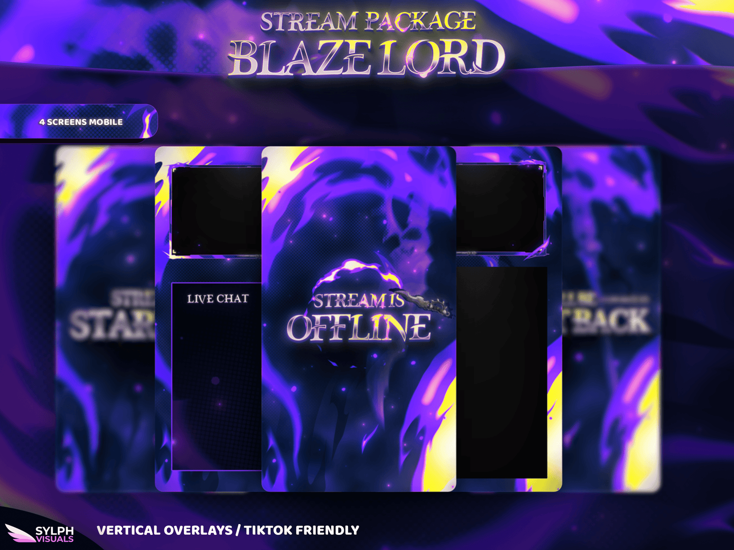 Blaze Lord Vertical Overlays / TitkTok Friendly