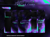 Purple Flux Vertical Overlays / TitkTok Friendly