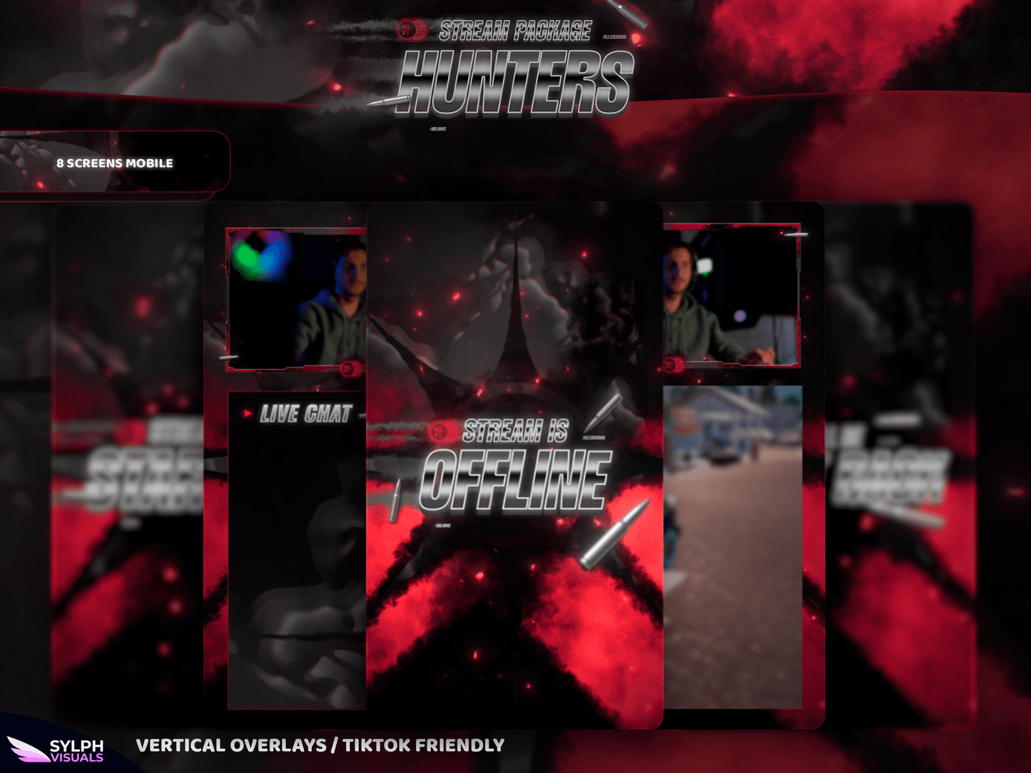 Hunters Vertical Overlays / TitkTok Friendly