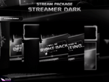 Streamer Dark Vertical Overlays / TitkTok Friendly