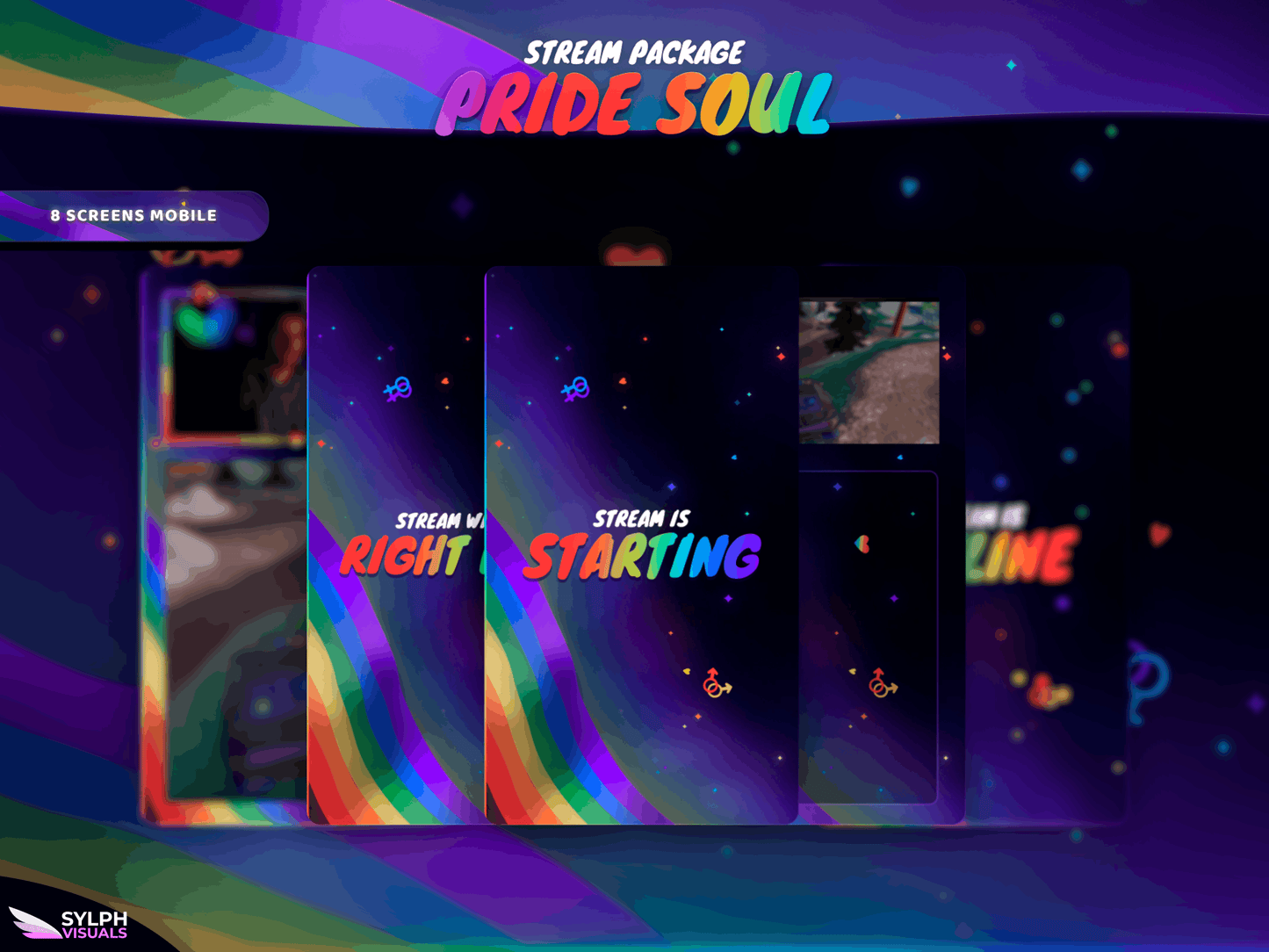 Pride Soul Vertical Overlays / TitkTok Friendly