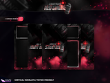 Red Smoke Stream Overlay Package