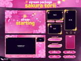Sakura Torii Stream Overlay Package
