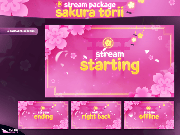 Sakura Torii Stream Package