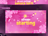 Sakura Torii Stream Overlay Package