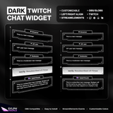 Dark Theme Chat Widget