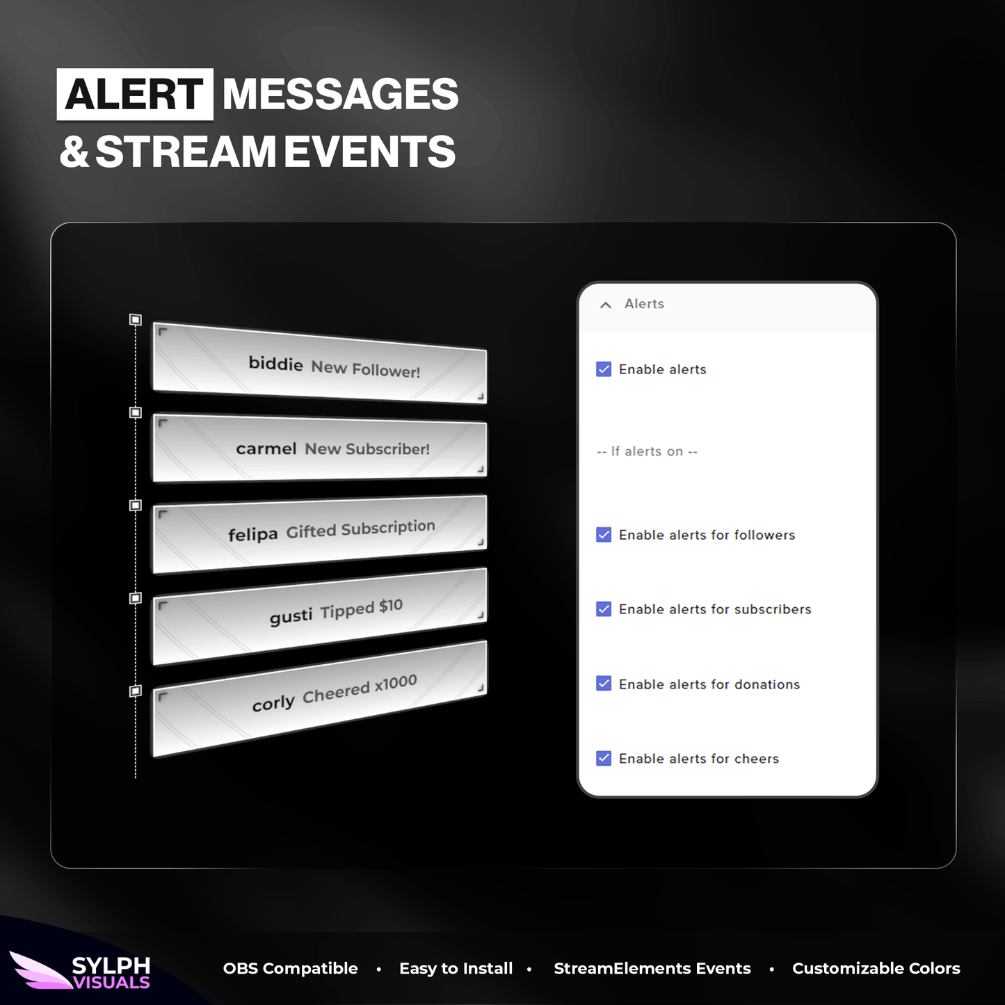 Dark Theme Chat Widget