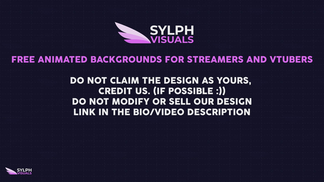 Free 72 Animated Backgrounds for streamers and Vtubers – SylphVisuals