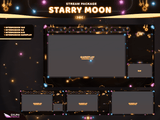 Starry Moon Stream Overlay Package
