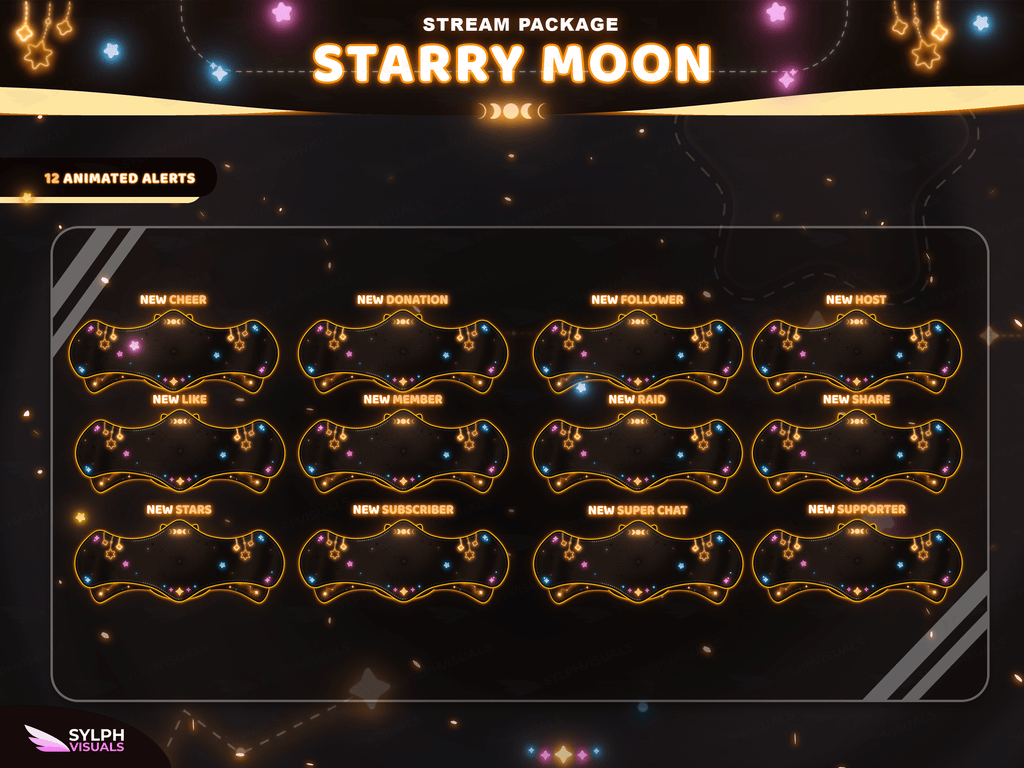 Starry Moon Alerts