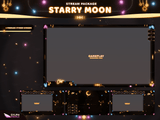 Starry Moon Stream Overlay Package