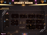 Starry Moon Stream Overlay Package