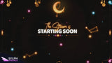 Starry Moon Stream Overlay Package