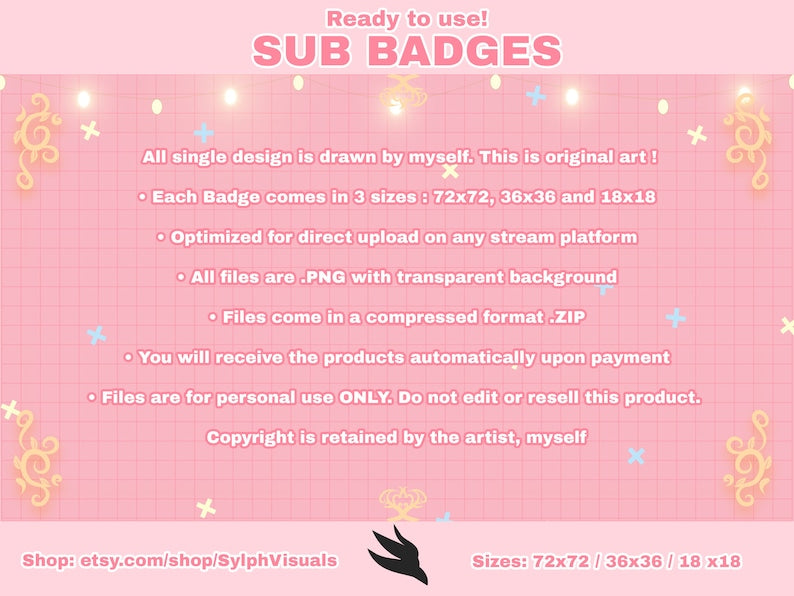Magic Star Sub Badges