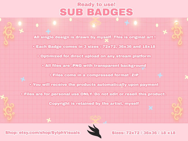 Magic Star Sub Badges