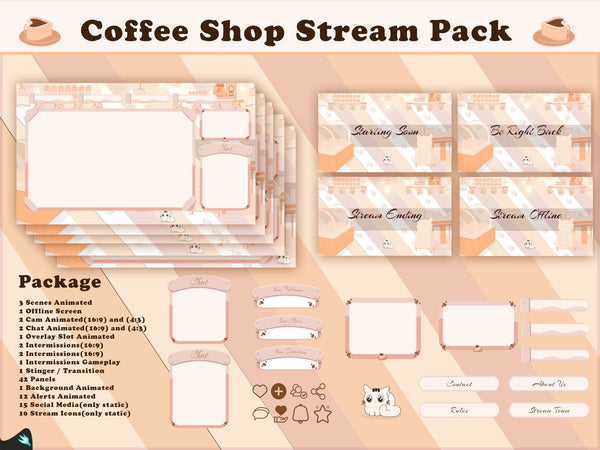 Coffee Shop Stream Package