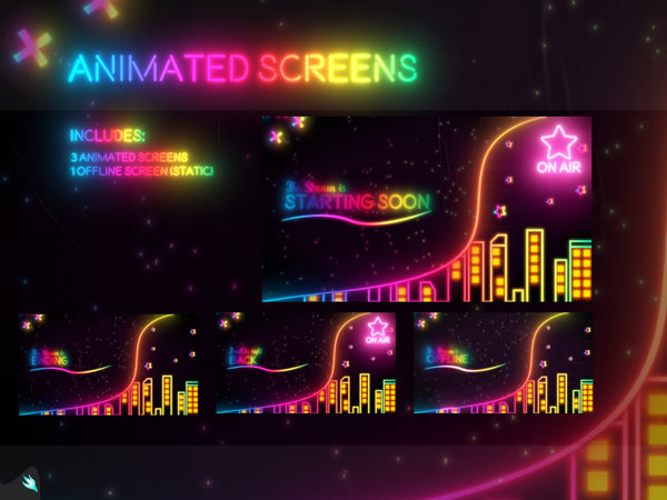 Neon City RGB Stream Package