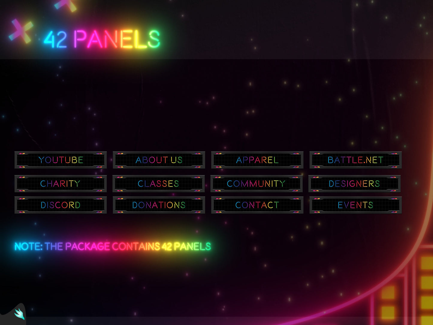 Neon City RGB Stream Package