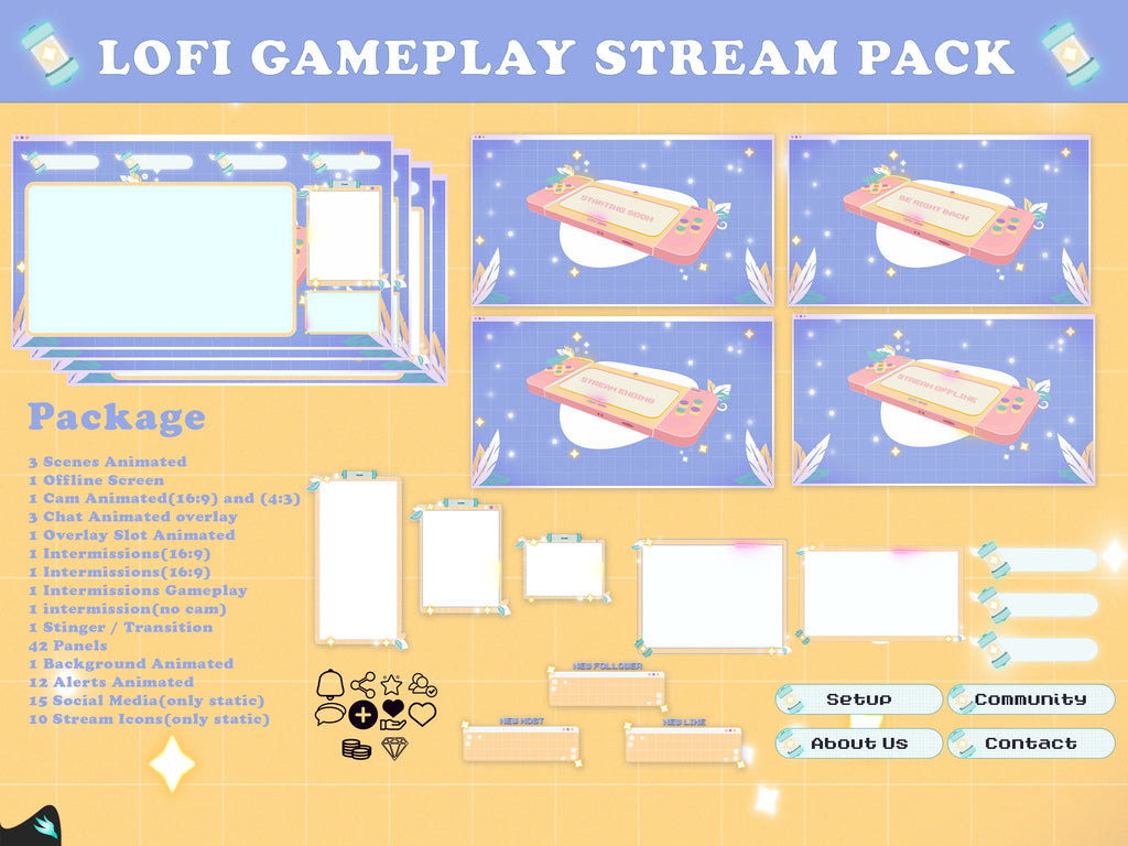 Lofi Gameplay Stream Package