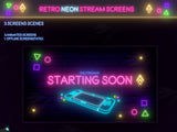 Retro Neon Animated Screens