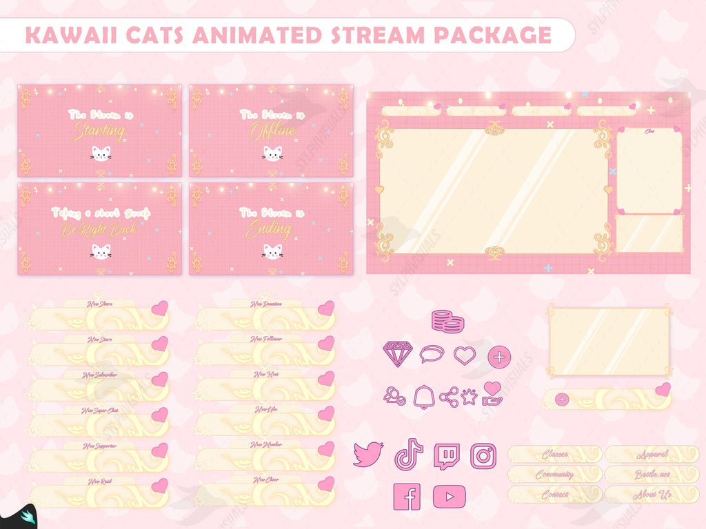 Kawaii Cats Stream Package