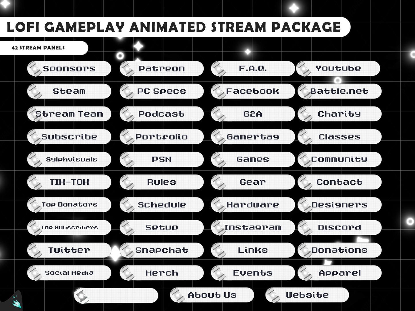 Lofi Gameplay Dark Stream Package