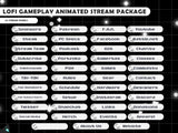 Lofi Gameplay Dark Stream Package